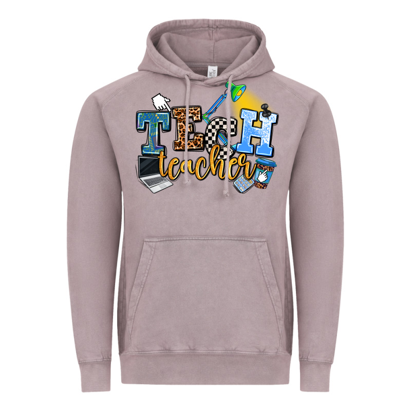 Tech Teacher Vintage Hoodie by AdoDesignShop | Teevron