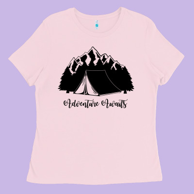 Ladies Tee Adventure Camping