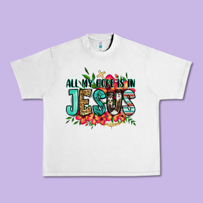 All My Hope Is In Jesus Urban Heavy Tee Designed By Jasminsmagicworld