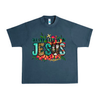 Midnight Navy all my hope is in jesus Urban Heavy Tee - Jasminsmagicworld
