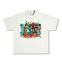 Pistachio all my hope is in jesus Urban Heavy Tee - Jasminsmagicworld