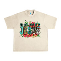 Sandshell all my hope is in jesus Urban Heavy Tee - Jasminsmagicworld