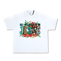 White all my hope is in jesus Urban Heavy Tee - Jasminsmagicworld