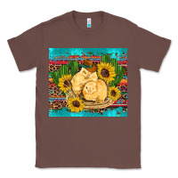 Chestnut western chicks coop animals sunflowers cactus serape leopard turquoise Classic Tee - Artiststas