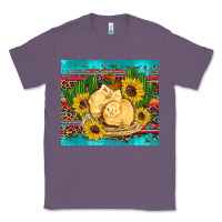 Lavender western chicks coop animals sunflowers cactus serape leopard turquoise Classic Tee - Artiststas