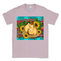 Lilac western chicks coop animals sunflowers cactus serape leopard turquoise Classic Tee - Artiststas