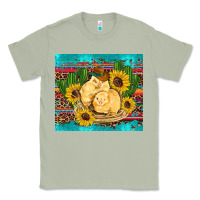 Matcha western chicks coop animals sunflowers cactus serape leopard turquoise Classic Tee - Artiststas
