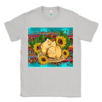 Moon Dust western chicks coop animals sunflowers cactus serape leopard turquoise Classic Tee - Artiststas