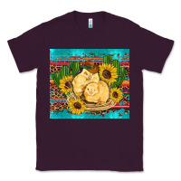 Plum western chicks coop animals sunflowers cactus serape leopard turquoise Classic Tee - Artiststas