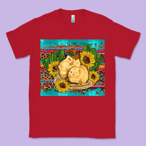 Western Chicks Coop Animals Sunflowers Cactus Serape Leopard Turquoise Classic Tee Designed By Artiststas