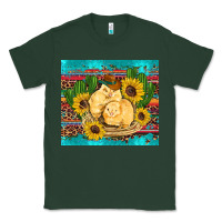 Sports Green western chicks coop animals sunflowers cactus serape leopard turquoise Classic Tee - Artiststas