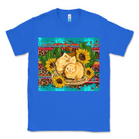 True Royal western chicks coop animals sunflowers cactus serape leopard turquoise Classic Tee - Artiststas