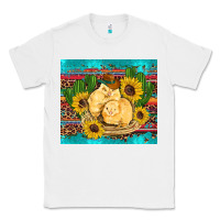 White western chicks coop animals sunflowers cactus serape leopard turquoise Classic Tee - Artiststas