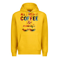 Lemon All I Need Is Coffee And Mascara Premium Hoodie - Bettercallsaul
