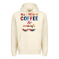 Sandshell All I Need Is Coffee And Mascara Premium Hoodie - Bettercallsaul