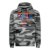 Slate Camo All I Need Is Coffee And Mascara Premium Hoodie - Bettercallsaul