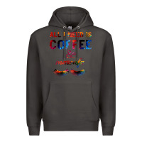 Smoke All I Need Is Coffee And Mascara Premium Hoodie - Bettercallsaul