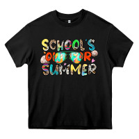 Black school's out for summer Heavy Core Tee - Zillion Design Studio