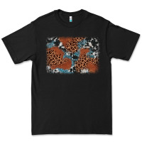 Black leopard cowhide background Premium Tee - BarkalooDesign
