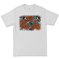 Dove Grey leopard cowhide background Premium Tee - BarkalooDesign