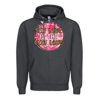 Smoke self love is the best love Zipper Hoodie - MaliasSmallBusiness