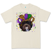 Bone mardi gras hat havanese dog Premium Tee - RanaPortraitStore