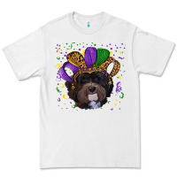 White mardi gras hat havanese dog Premium Tee - RanaPortraitStore