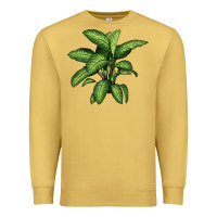 Antique Gold Dumb Cane Premium Sweatshirt - LillyAllenDesigns