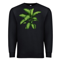 Black Dumb Cane Premium Sweatshirt - LillyAllenDesigns