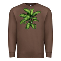 Chestnut Dumb Cane Premium Sweatshirt - LillyAllenDesigns
