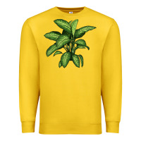 Lemon Dumb Cane Premium Sweatshirt - LillyAllenDesigns