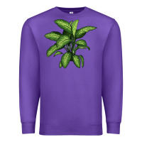 Purple Dumb Cane Premium Sweatshirt - LillyAllenDesigns