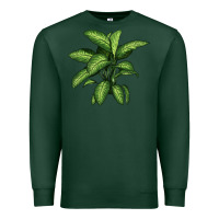 Sports Green Dumb Cane Premium Sweatshirt - LillyAllenDesigns