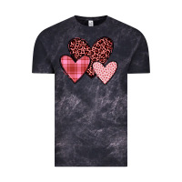 Cloud Black hearts Vintage Tee - JahusDesignShop