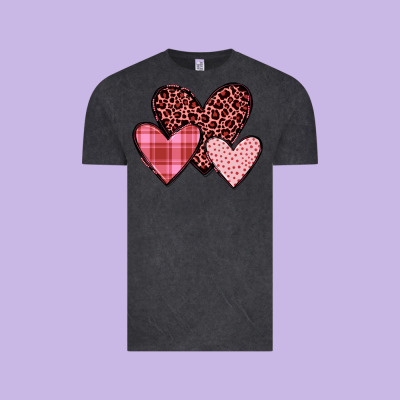Hearts Vintage Tee Designed By Jahusdesignshop