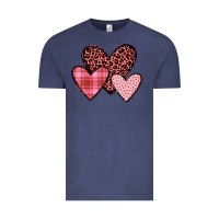 Vintage Denim hearts Vintage Tee - JahusDesignShop