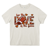For The Love Of The Game Football Heavy Core Tee | Teevron