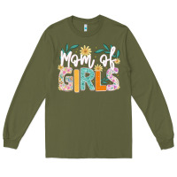 Army Green mom of girls Long Sleeve Tee - JahusDesignShop