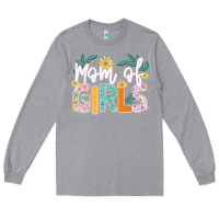Heather Grey mom of girls Long Sleeve Tee - JahusDesignShop