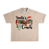 French Oak santa's favorite coach Urban Heavy Tee - AdoDesignShop