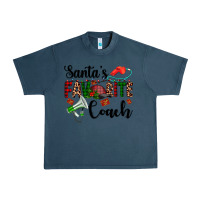 Midnight Navy santa's favorite coach Urban Heavy Tee - AdoDesignShop