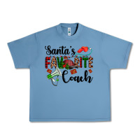 Pebble Blue santa's favorite coach Urban Heavy Tee - AdoDesignShop