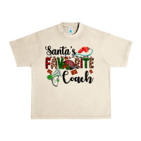 Sandshell santa's favorite coach Urban Heavy Tee - AdoDesignShop