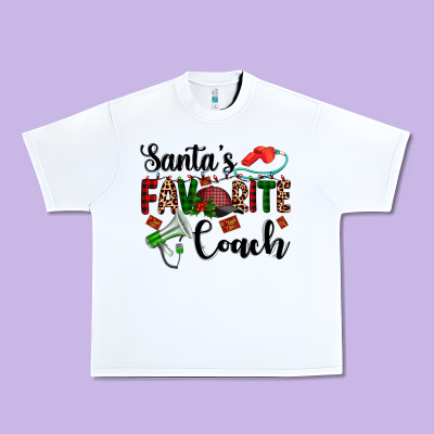 Santa's Favorite Coach Urban Heavy Tee Designed By Adodesignshop