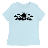 Baby Blue View Ladies Tee - Unal Design