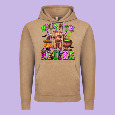 Hocus Pocus Heifer Vintage Hoodie Designed By Adodesignshop