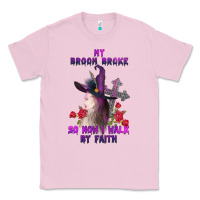 Bubblegum Pink my broom broke Classic Tee - AdoDesignShop