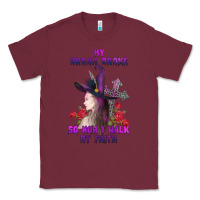 Burgundy my broom broke Classic Tee - AdoDesignShop