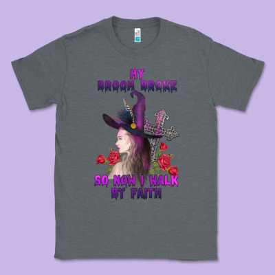 My Broom Broke Classic Tee Designed By Adodesignshop