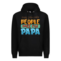 Black my favorite people call me papa Premium Hoodie - JahusDesignShop
